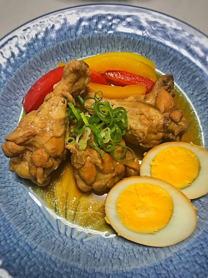 Snapdishの料理写真:鶏手羽元のさっぱり煮🐔|ペンクックさん