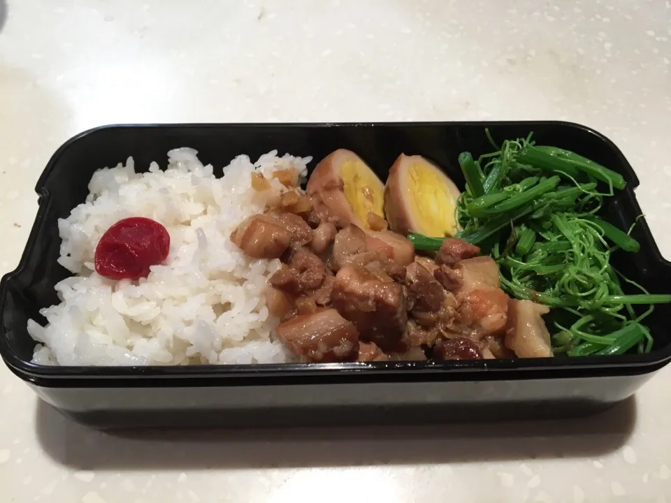 今日の弁当は魯肉飯！付け合わせに龍鬚菜|PegaOさん