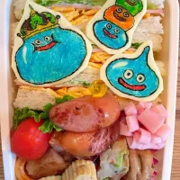 Snapdishの料理写真:スライム弁当|Megumi Aibaraさん