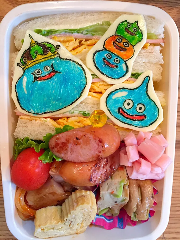 Snapdishの料理写真:スライム弁当|Megumi Aibaraさん