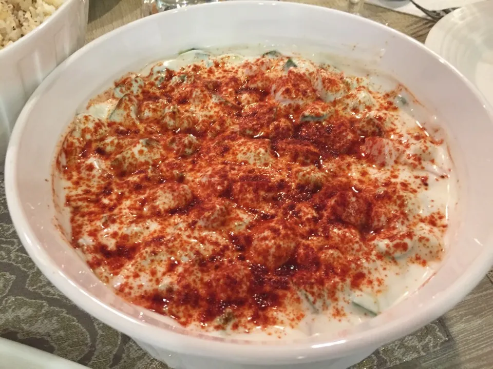 Snapdishの料理写真:Cucumber Raita|Ismahan Khanさん