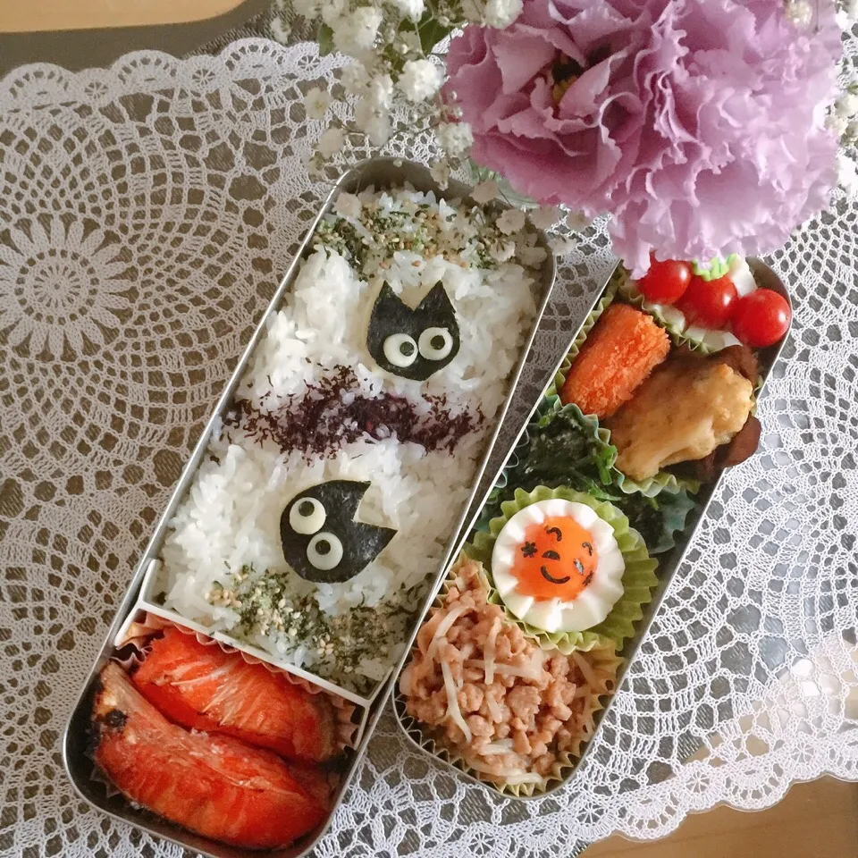 6/23❤︎主人のお弁当❤︎黒ねこちゃん|Makinsさん