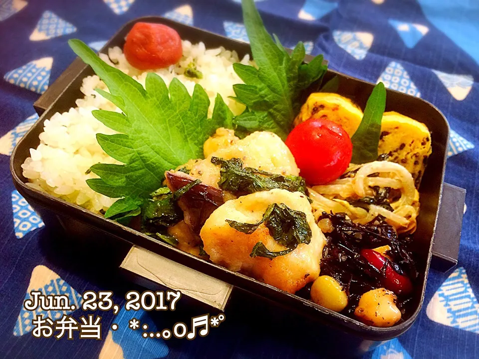 Snapdishの料理写真:2017/06/23お弁当〜♡|いく❤️さん