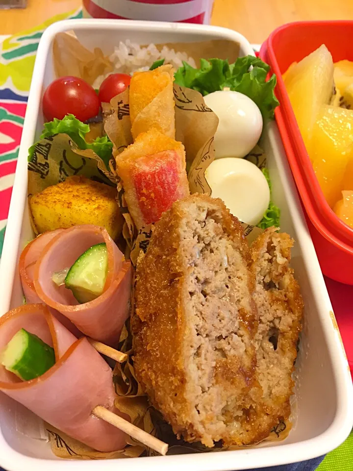 女子高校生用 メンチカツ弁当|riorieさん