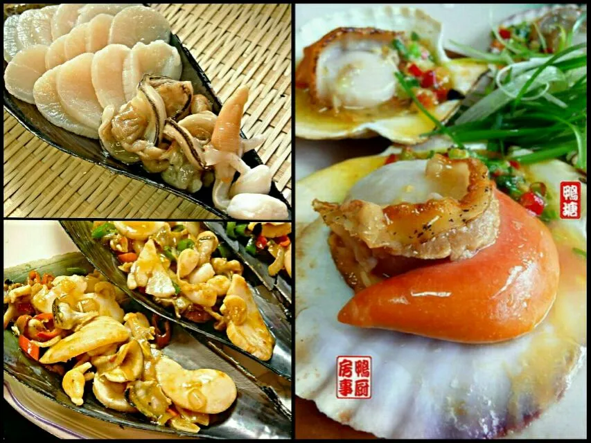 saute scallops/grilled scallops|steven z.y.さん