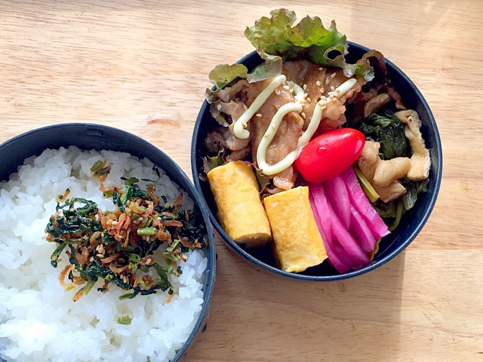 豚の照りマヨ 弁当|弁当 備忘録さん