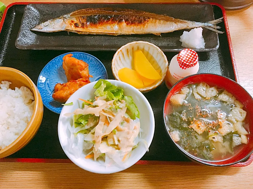 今日は秋刀魚🐟😋|しろこ🐾໊さん