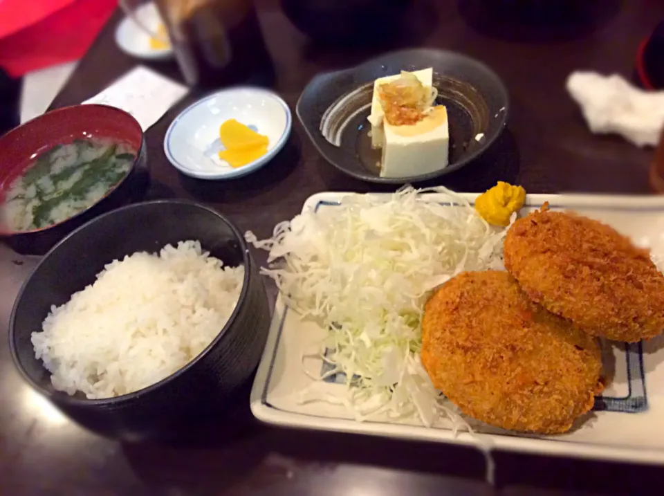 新橋 百菜 メンチカツ定食|Takeshi  Nagakiさん