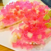 Snapdishの料理写真:紫陽花ケーキ|杉山真琴さん