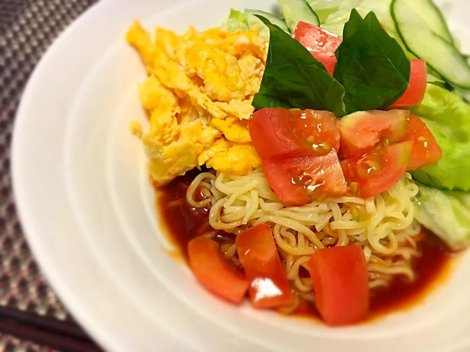 Snapdishの料理写真:トマトの冷麺|Saoriさん