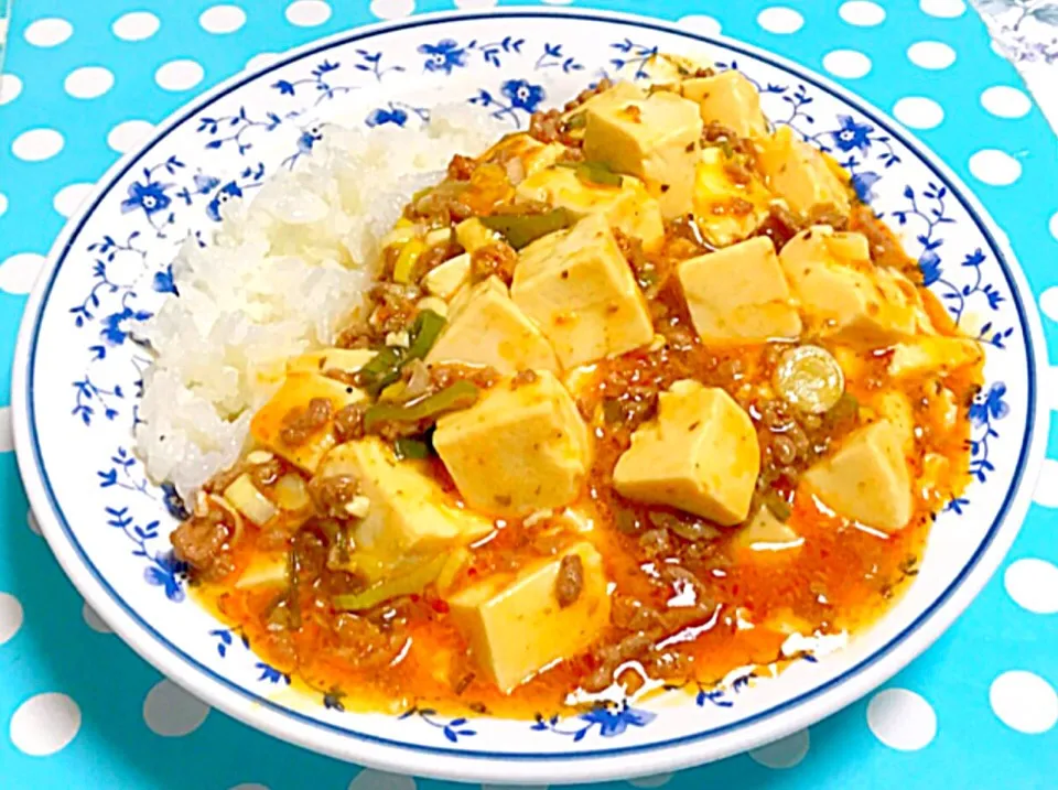 Snapdishの料理写真:中辛麻婆豆腐 - Spicy Mabutofu 😋❤️✨|Liezlさん