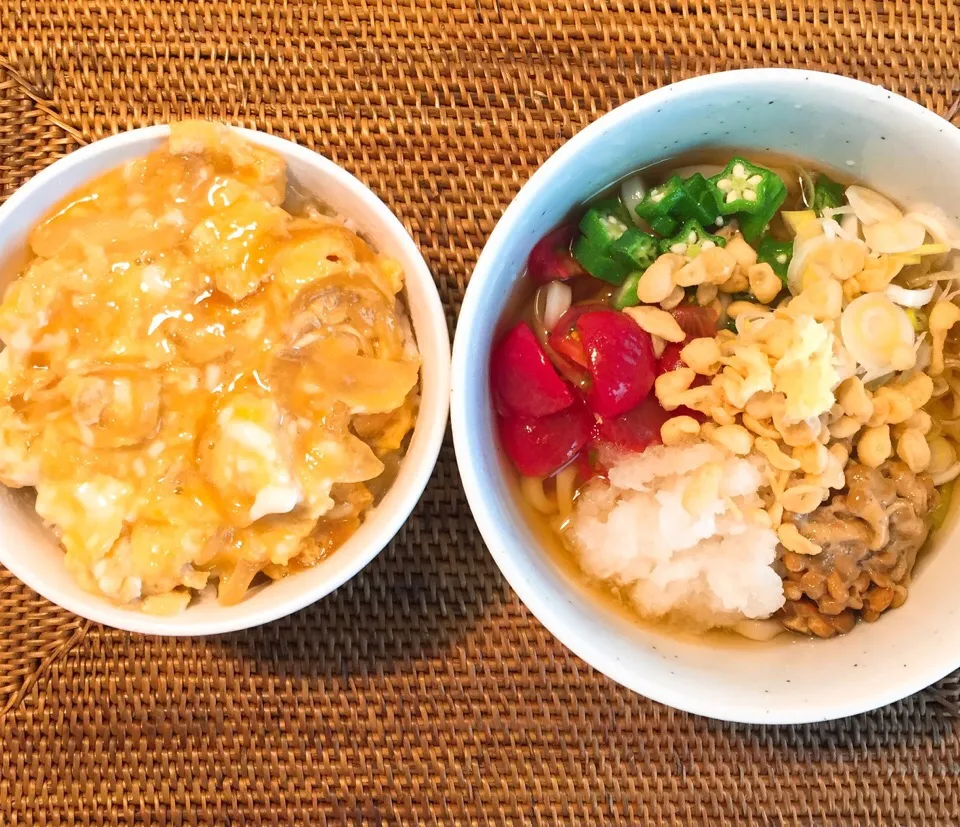 ぶっかけうどん & 玉子丼|taka-chanさん