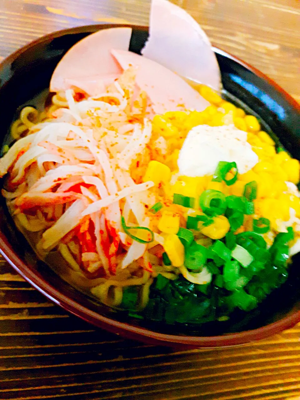 さっぱりサラダ風冷やし味噌ラーメン|きゃんさん