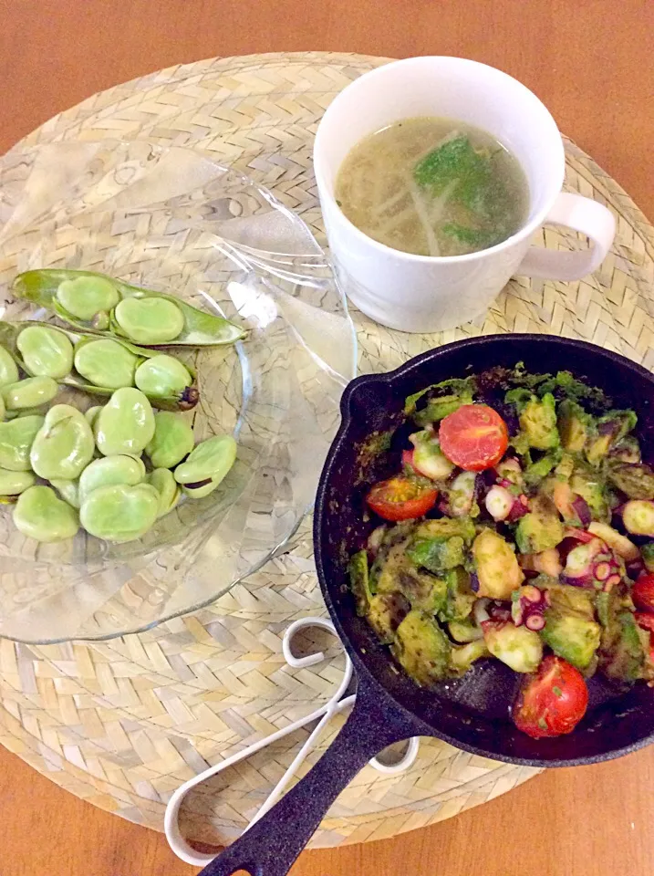 #タコとアボカド焼き|kaorinさん