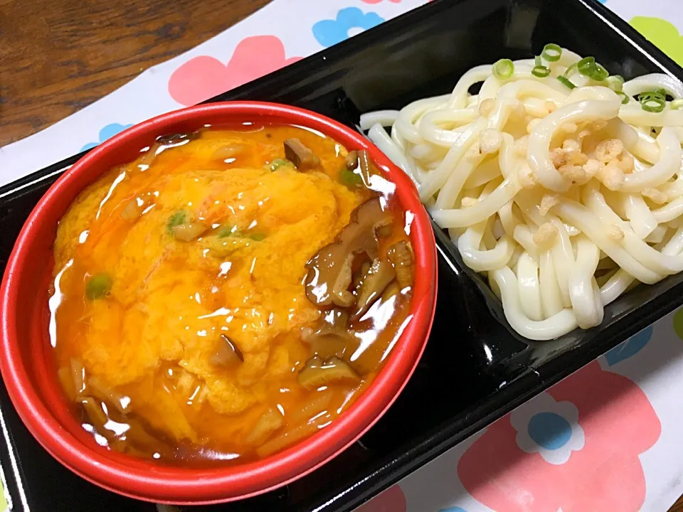 天津飯とうどん|はっちぃさん