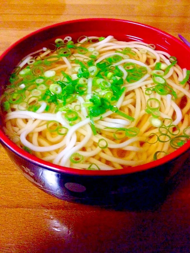 Snapdishの料理写真:ひやむぎで煮麺💛|まいりさん