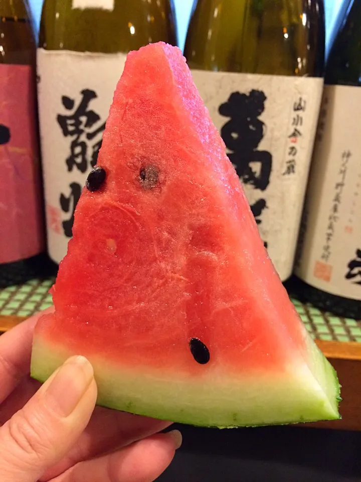 Snapdishの料理写真:いただきものスイカ🍉|マユマユさん