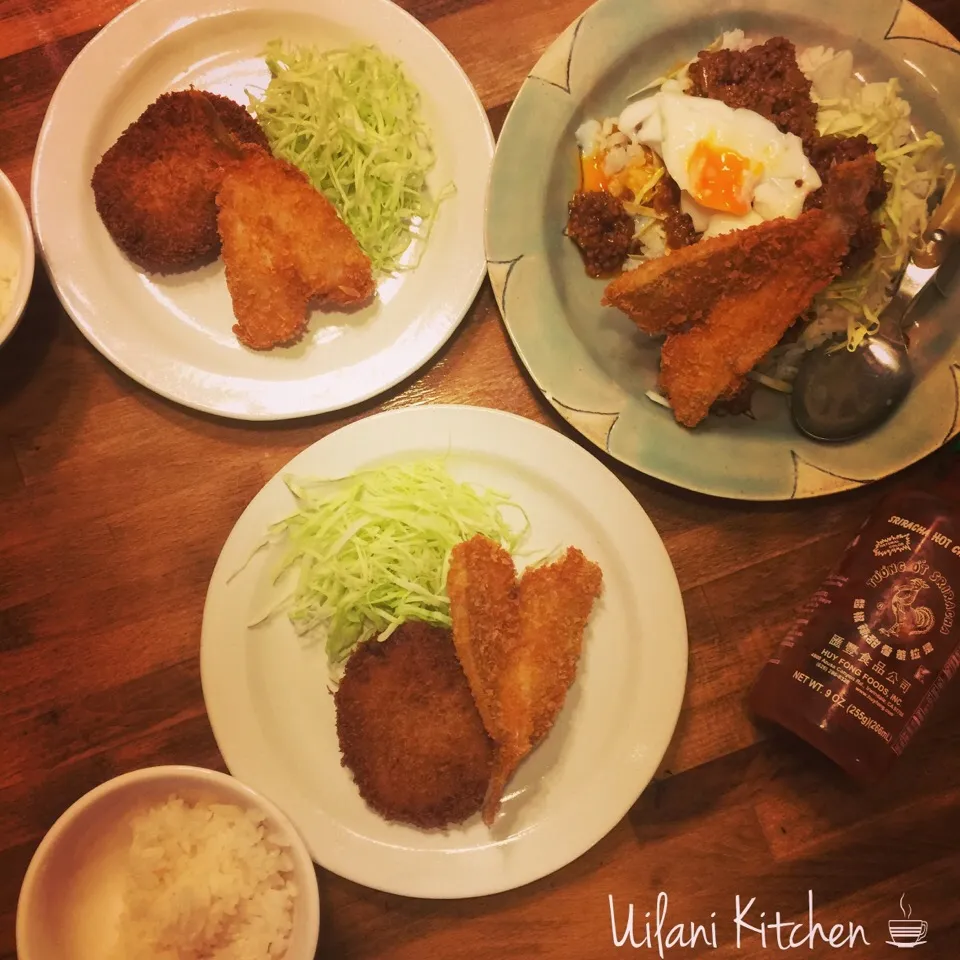 Snapdishの料理写真:フライ定食|yukie@uilanikitchenさん