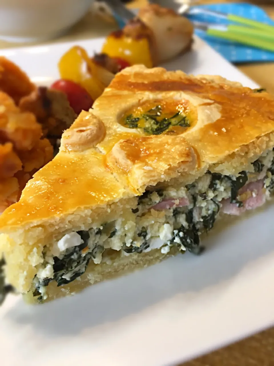 Kiš sa sirom i spanaćem🇷🇸  Spinach and cheese quiche🇷🇸|aястасияさん