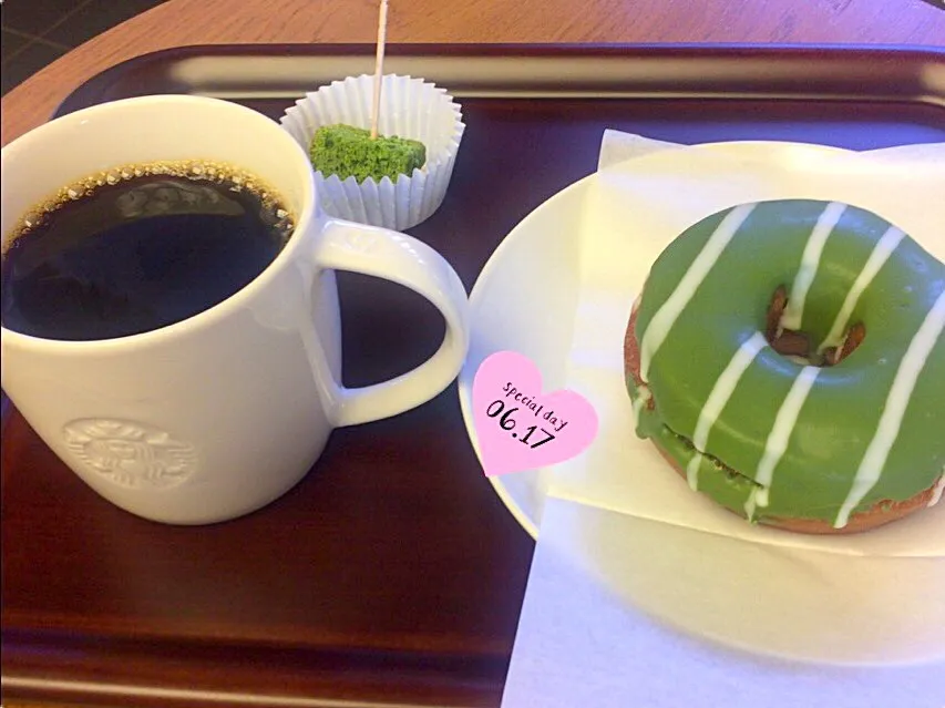 ★☆奈良一人旅おやつ☆★スタバの抹茶ドーナツ🍩&ドリップコーヒー☕️|さとみさん