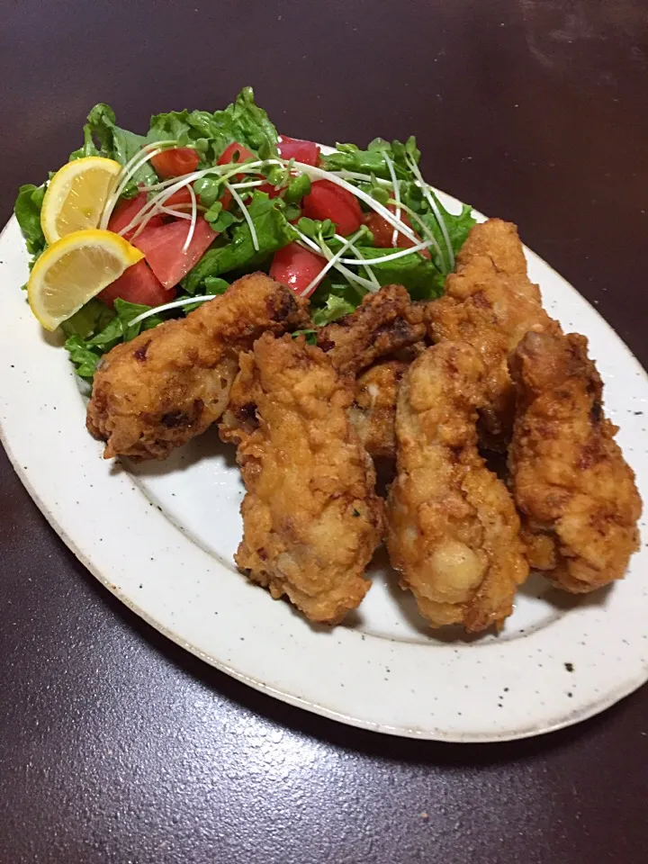 Snapdishの料理写真:みったん🐒💕のスパイシーチキン🐔🎶♪(๑ᴖ◡ᴖ๑)♪💖|ボンバーさん