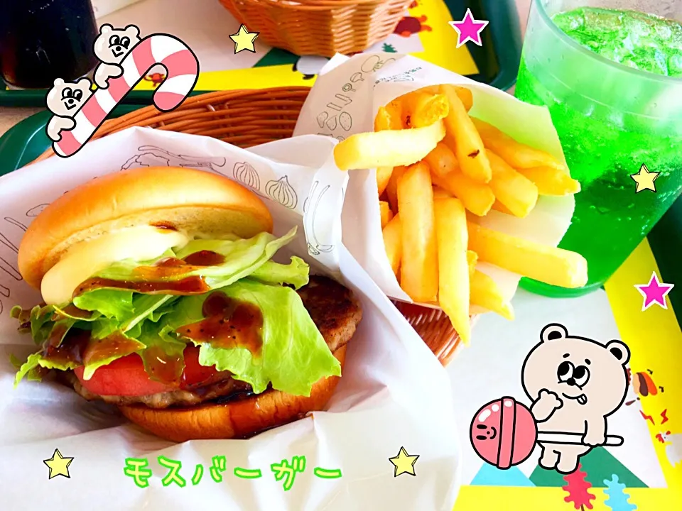 久しぶりのモスバーガー🍔🍟🍹✨|nacchan♪さん