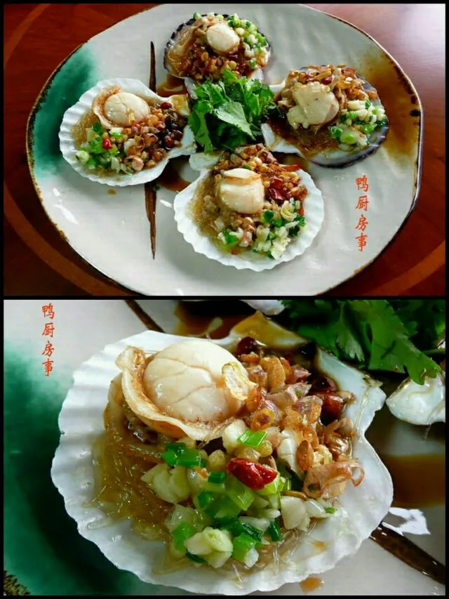 steamed scallops|steven z.y.さん