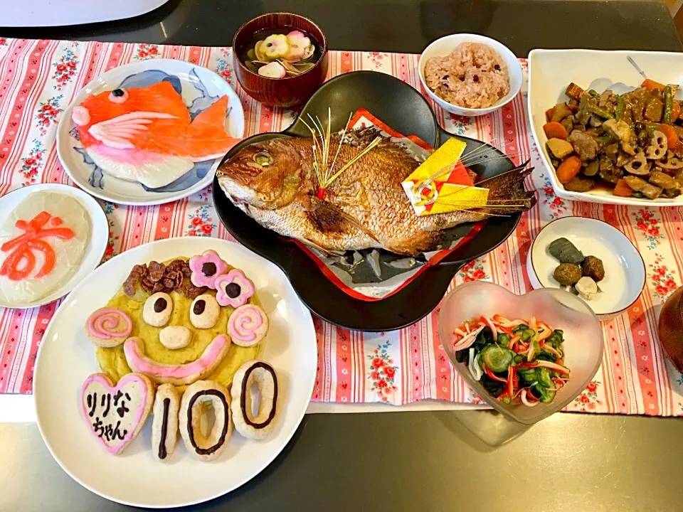 100日祝い♡お食い初め|みよさん