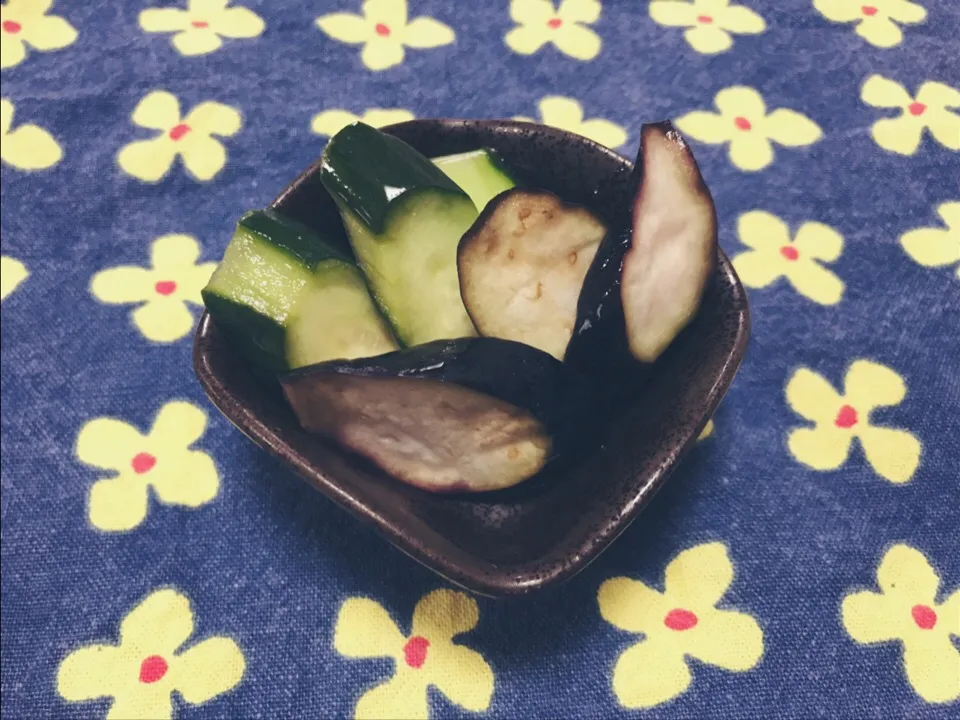 Snapdishの料理写真:なすときゅうりの漬け物
#かんたん酢 #なす#きゅうり#漬け物#簡単|Berryさん