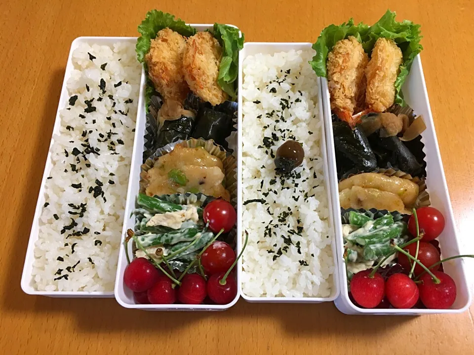 今日のお弁当♡2017.6.26.|kimikimiさん