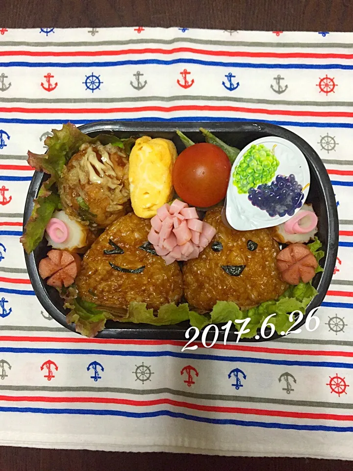 焼きおにぎり弁当♡|カイサナママさん