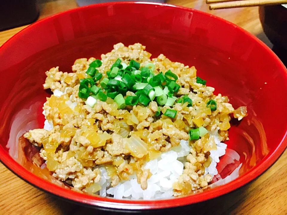 味噌そぼろ丼|まりーさん