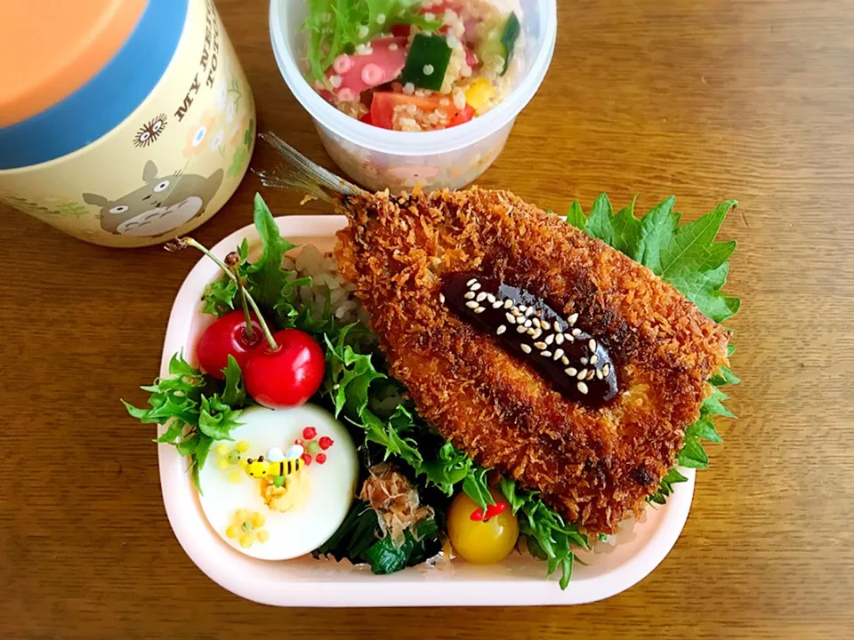 いわしフライののっけ弁当|uchanさん