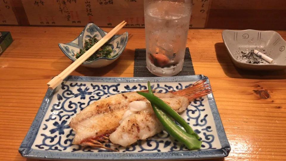 ホテル近くの居酒屋で飲み|wildcat山猫さん