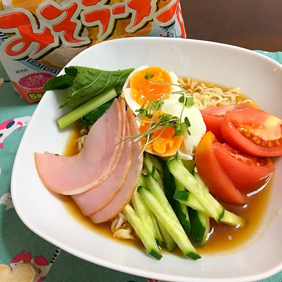 冷やしみそラーメン|あさかさん