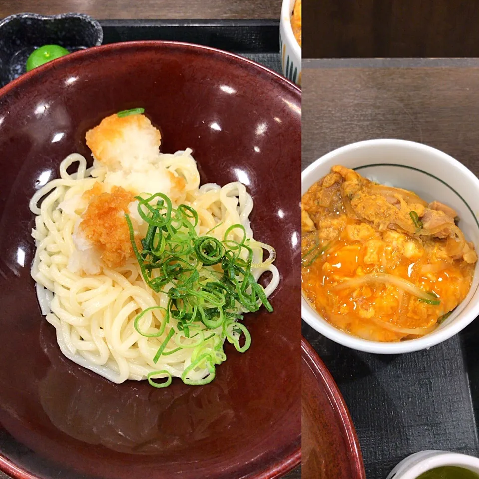 すだちおろしうどん
ミニ親子丼|るみおんさん