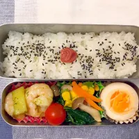 本日のパパ弁☆海老とポテトのバジルソテー、小松菜としめじ炒め、味付け卵
#パパ弁当 #お弁当記録 #お弁当 #二段弁当 #海老#バジルポテト|えまみーさん