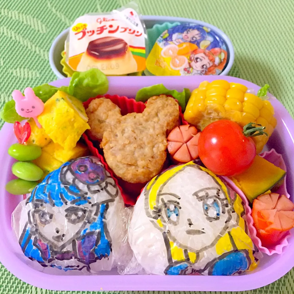 プリキュア シエル&マカロン弁当|Ikuさん