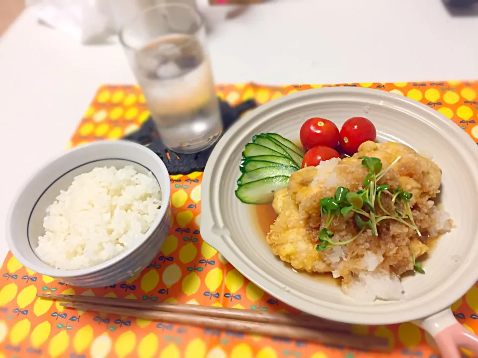 さっぱりみぞれチキン竜田|みささん