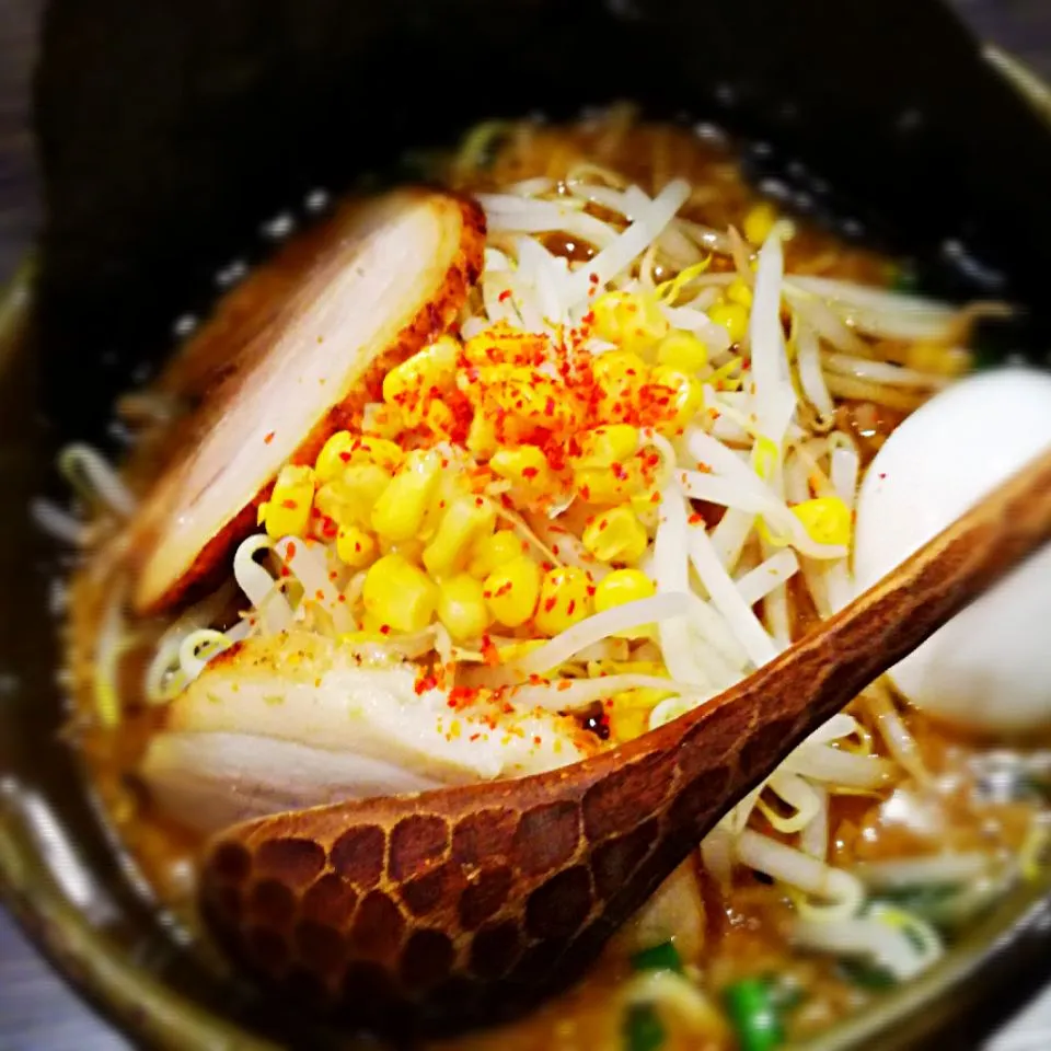 Snapdishの料理写真:特味噌こってりラーメン|maroさん