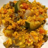 高野豆腐でキーマカレー