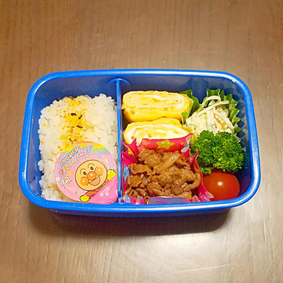 牛肉のケチャップ炒めの幼稚園弁当☆|Mami.Nさん