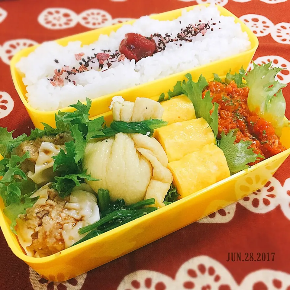 今日のお弁当 #お弁当 #お弁当記録 #弁当 #常備菜 #おから|momo31omomさん