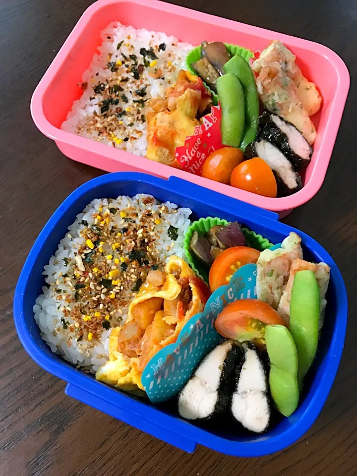 Snapdishの料理写真:鶏肉とポテトのオムレツ弁当|kiicoさん