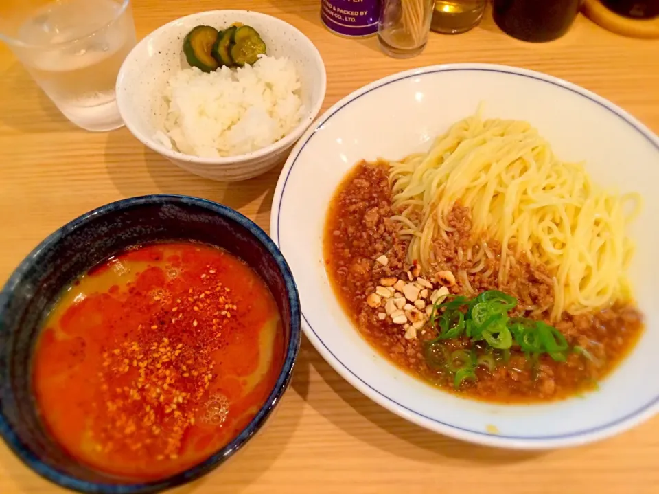 つけ担々麺＋サービス小ごはん(ランチのみ)@さんしょの木|morimi32さん