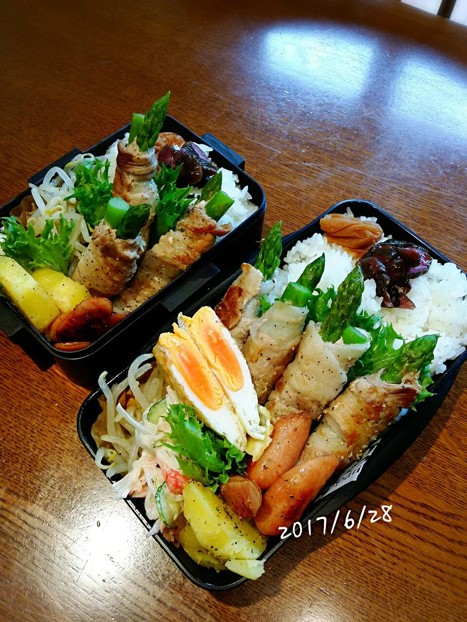 今日の弁当　アスパラの豚バラ巻き|Kaoruさん