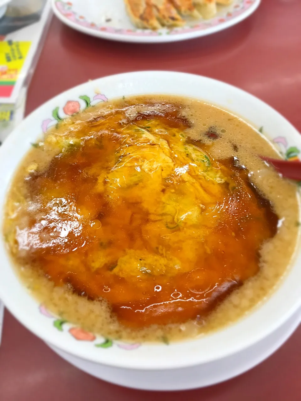 Snapdishの料理写真:昨日のランチ
#餃子の王将
#天津ラーメン|ATSUMIさん