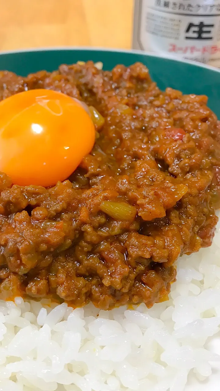 Snapdishの料理写真:極上キーマカレー🍛 #カレー #極上 #青天の霹靂 #娘作|川村大作さん