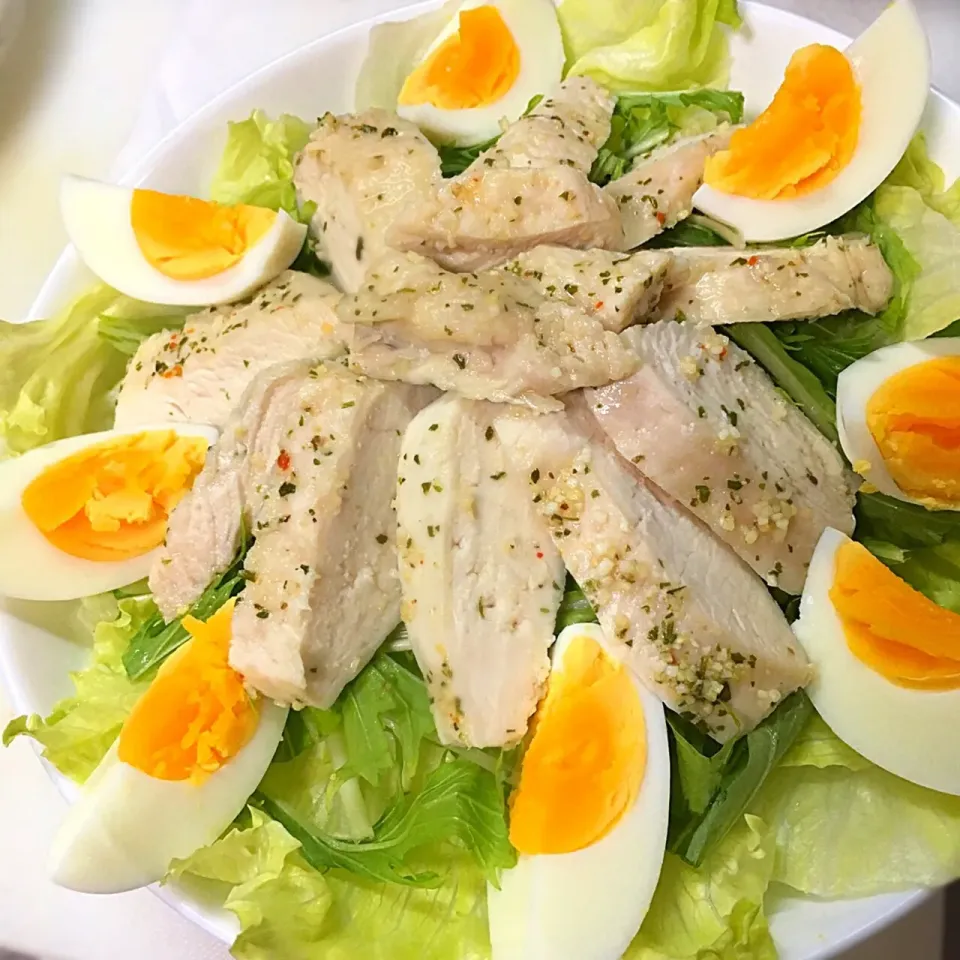 レンジでサラダチキン🐔|みなさん