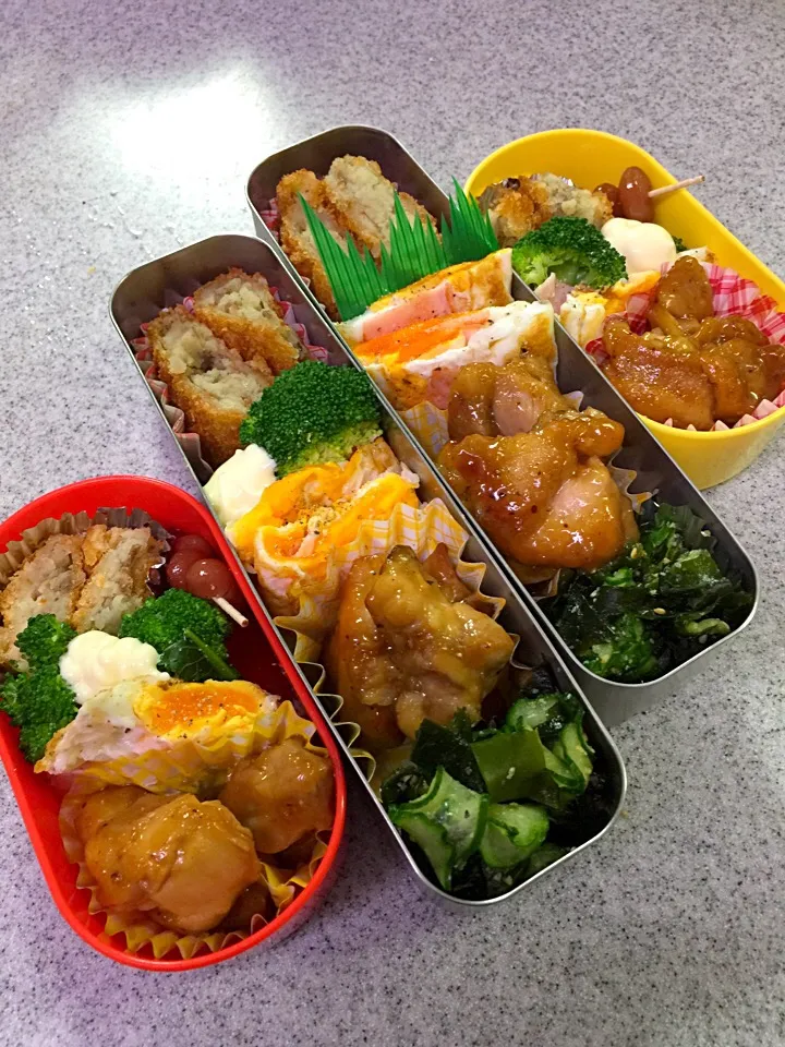 Snapdishの料理写真:お弁当(n´v｀n)|ザクロさん